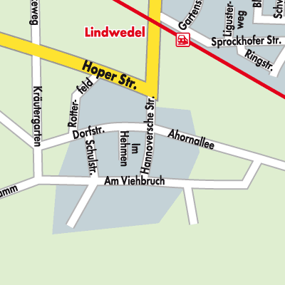 Stadtplan Lindwedel
