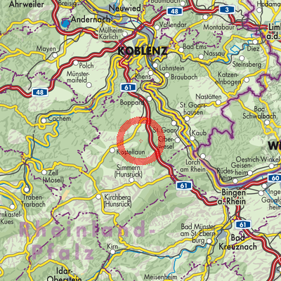 Landkarte Lingerhahn