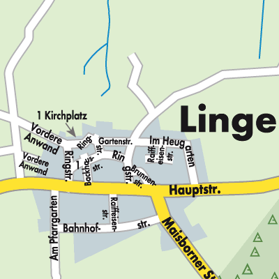 Stadtplan Lingerhahn