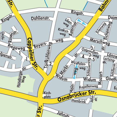 Stadtplan Lotte