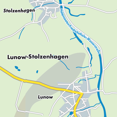Übersichtsplan Lunow-Stolzenhagen
