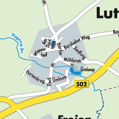 Stadtplan Lutterbek