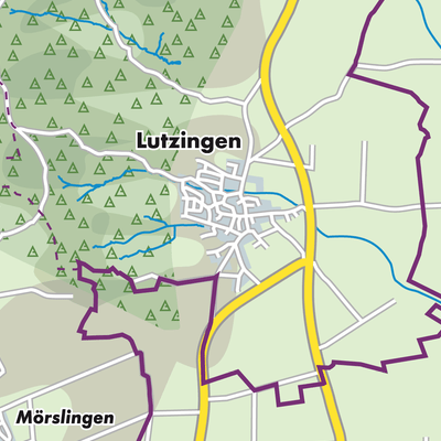 Übersichtsplan Lutzingen