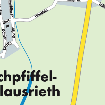 Stadtplan Mönchpfiffel-Nikolausrieth