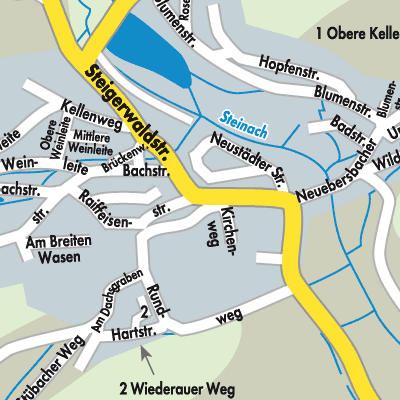 Stadtplan Münchsteinach