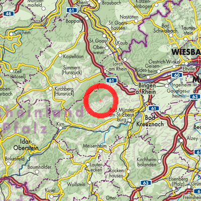 Landkarte Münchwald