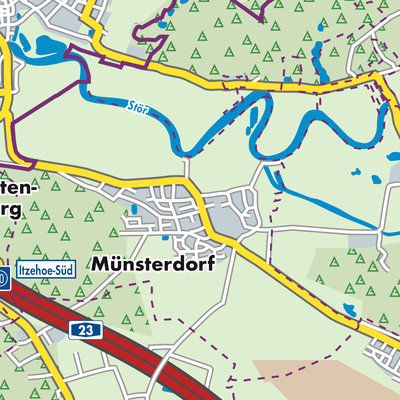 Übersichtsplan Münsterdorf