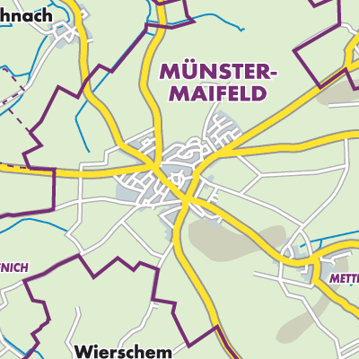 Übersichtsplan Münstermaifeld