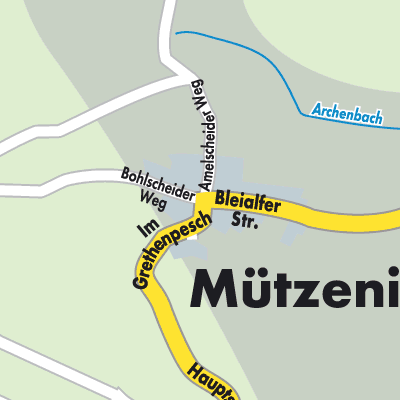 Stadtplan Mützenich