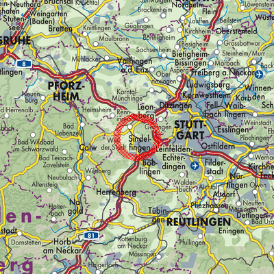 Landkarte Magstadt