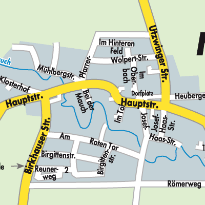 Stadtplan Maihingen