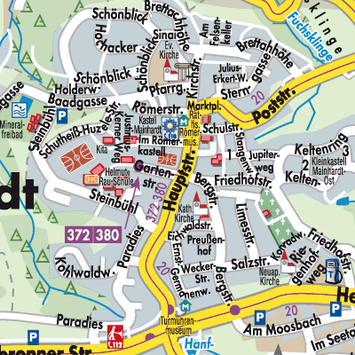 Stadtplan Mainhardt