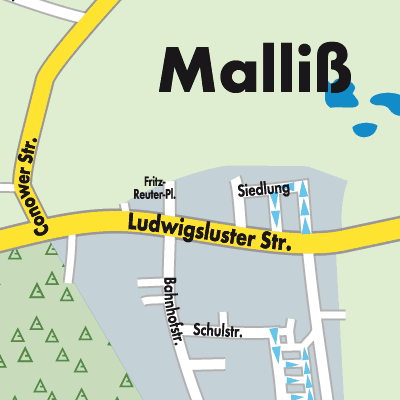 Stadtplan Malliß