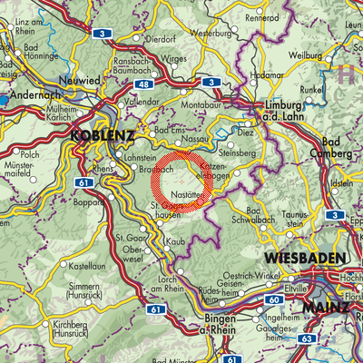 Landkarte Marienfels