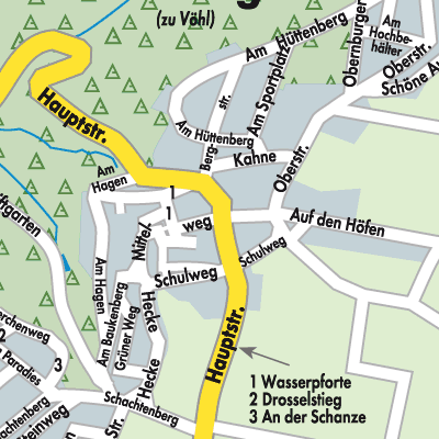 Stadtplan Marienhagen