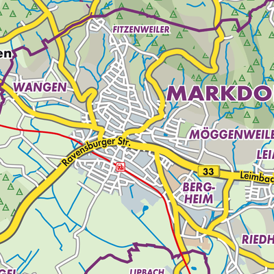 Übersichtsplan Markdorf