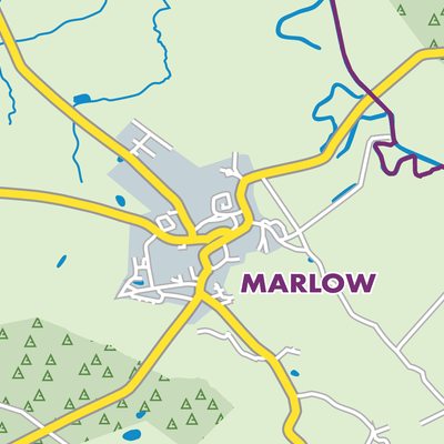 Übersichtsplan Marlow