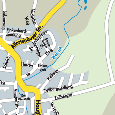 Stadtplan Maroldsweisach