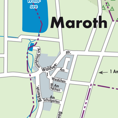 Stadtplan Maroth