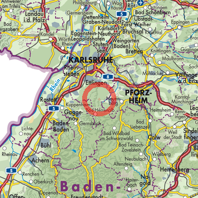 Landkarte Marxzell