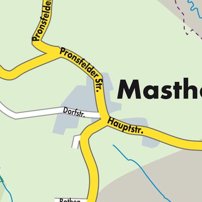 Stadtplan Masthorn