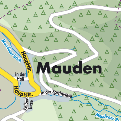 Stadtplan Mauden
