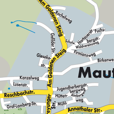 Stadtplan Mauth