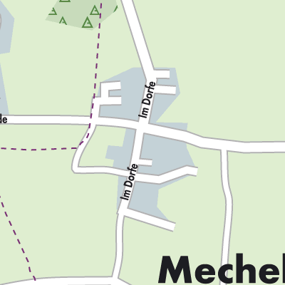 Stadtplan Mechelroda