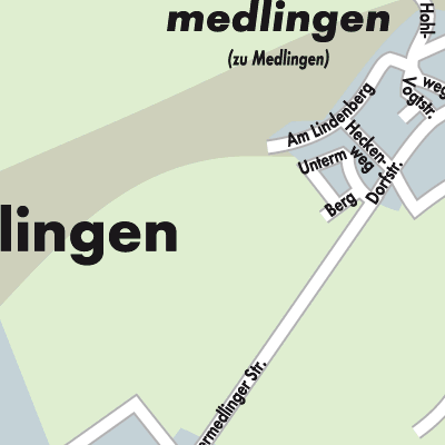 Stadtplan Medlingen