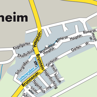 Stadtplan Meinheim