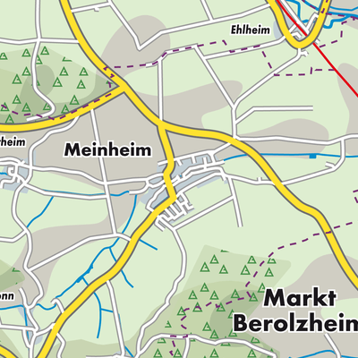 Übersichtsplan Meinheim