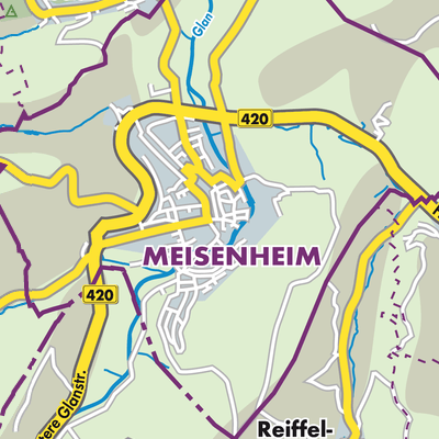 Übersichtsplan Meisenheim