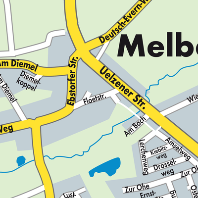 Stadtplan Melbeck