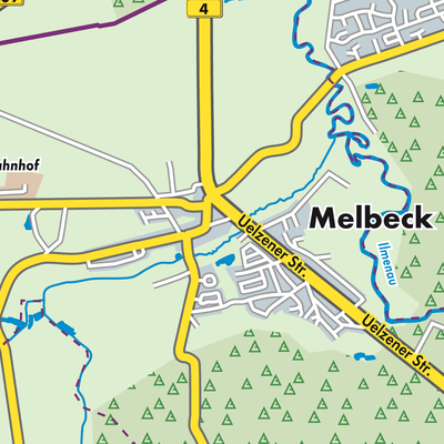 Übersichtsplan Melbeck