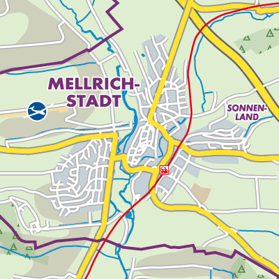 Übersichtsplan Mellrichstadt