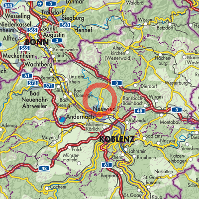 Landkarte Melsbach