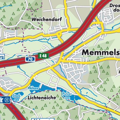 Übersichtsplan Memmelsdorf