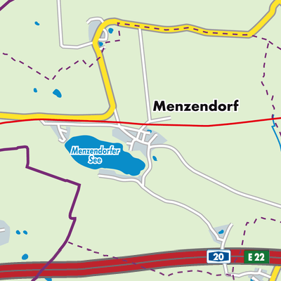 Übersichtsplan Menzendorf
