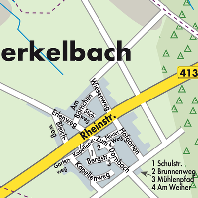 Stadtplan Merkelbach