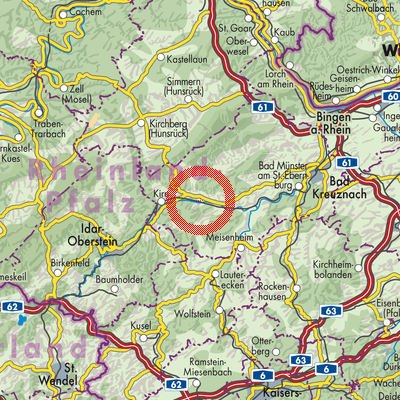 Landkarte Merxheim