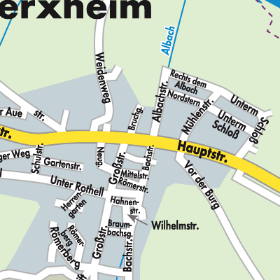 Stadtplan Merxheim
