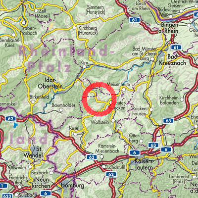 Landkarte Merzweiler