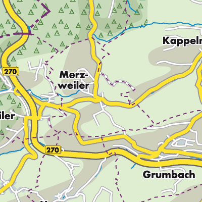 Übersichtsplan Merzweiler