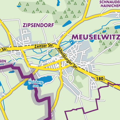 Übersichtsplan Meuselwitz