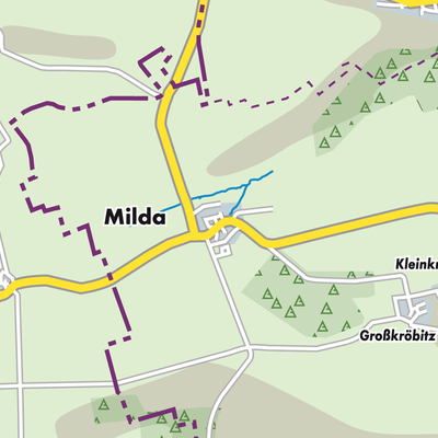 Übersichtsplan Milda