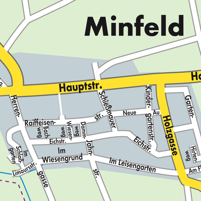 Stadtplan Minfeld