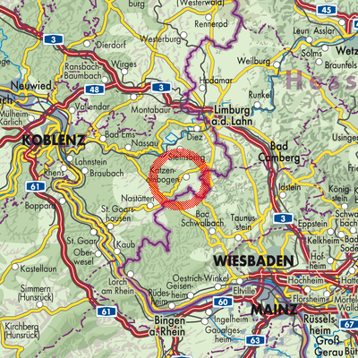 Landkarte Mittelfischbach
