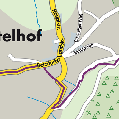 Stadtplan Mittelhof