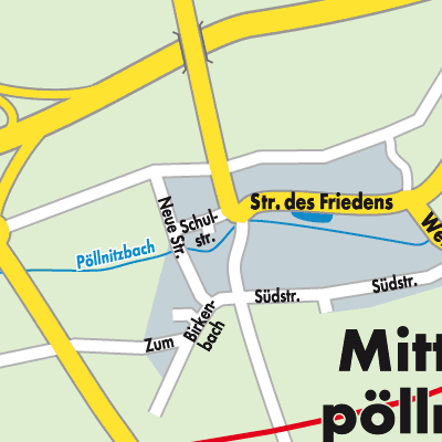 Stadtplan Mittelpöllnitz