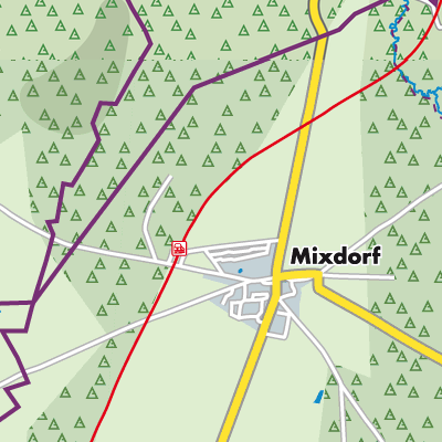 Übersichtsplan Mixdorf